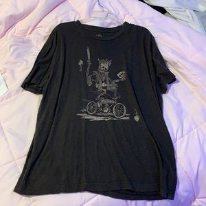 brown skeleton t shirt